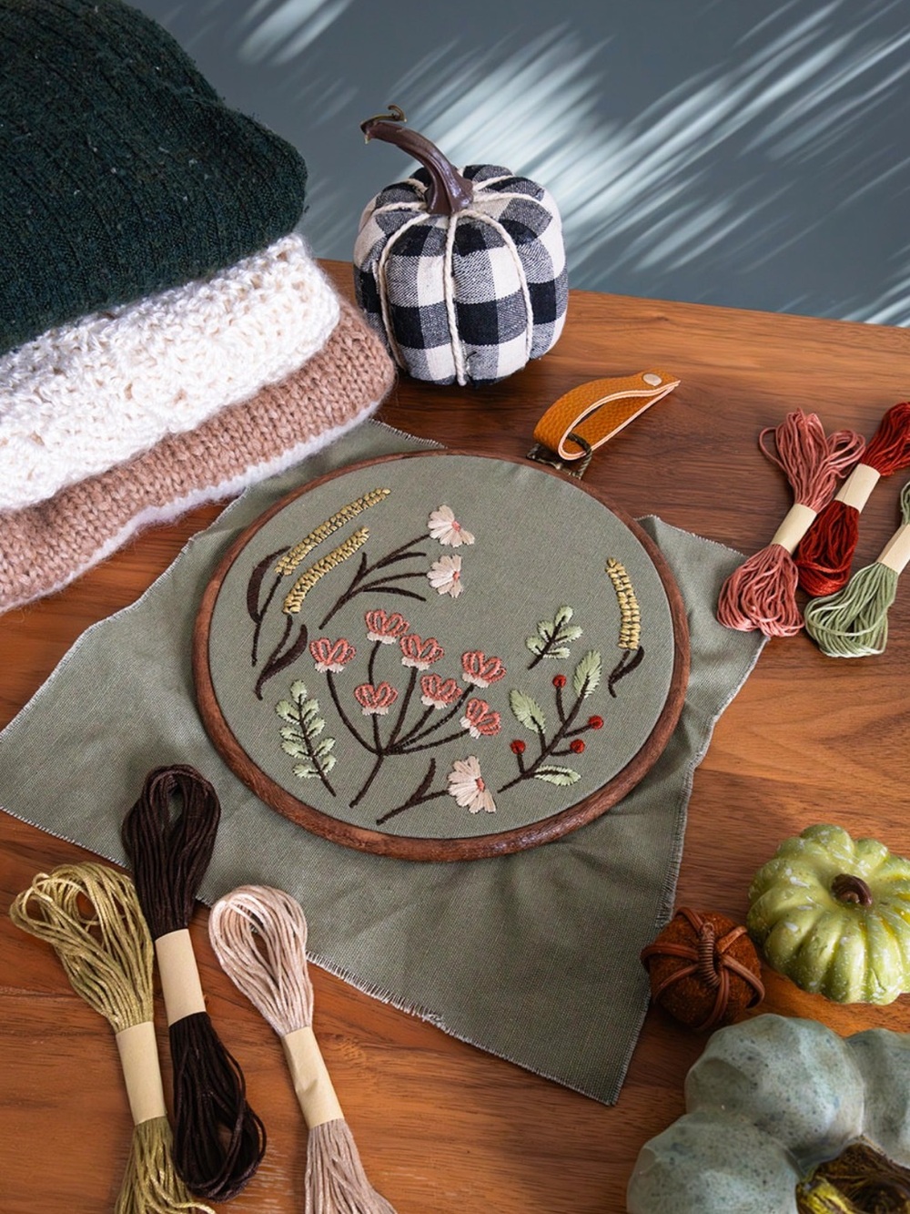 Hearth & Hand™ with Magnolia Embroidery Kit FALL 2025 Art NEW IN BOX